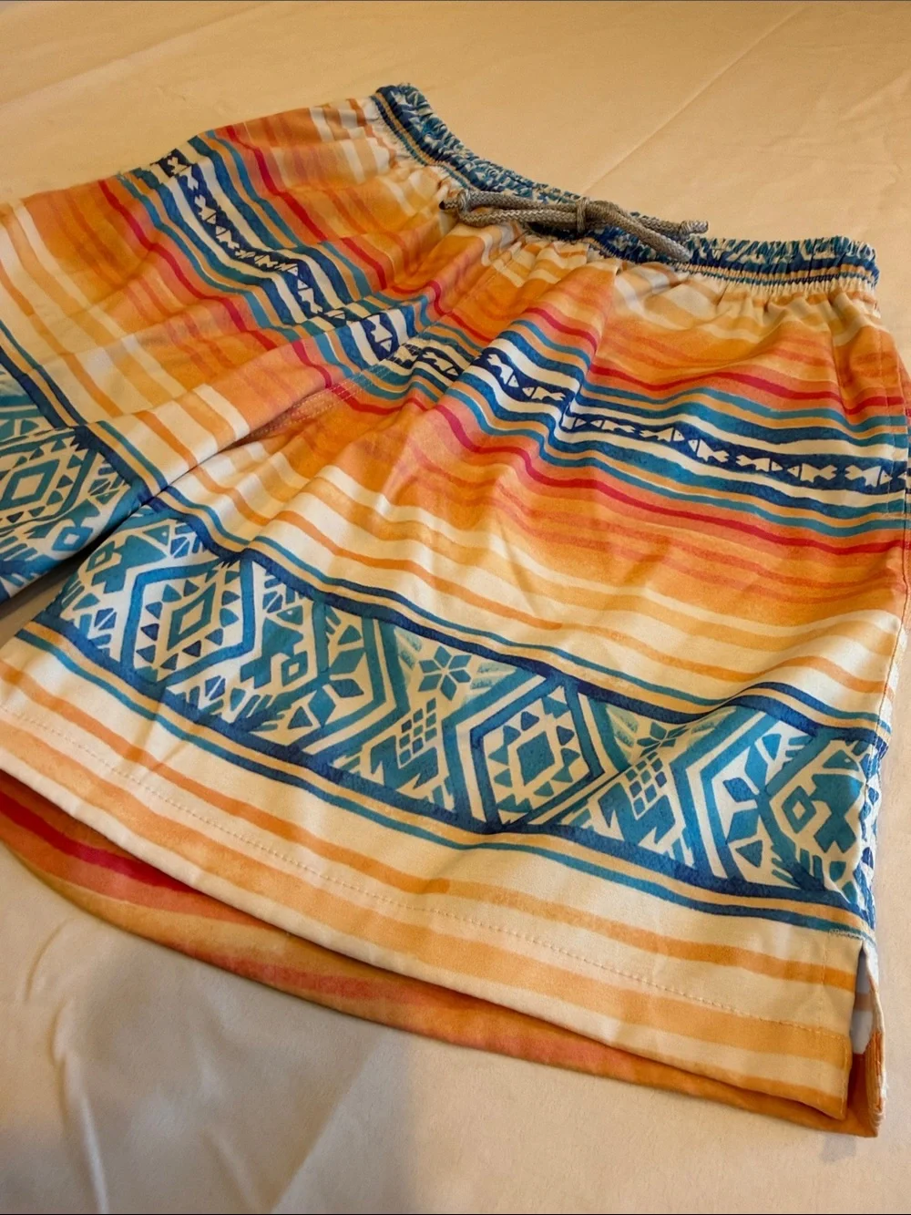 T0109200 Kenny Flowers Swim Trunks southwest print GUC SZ XL